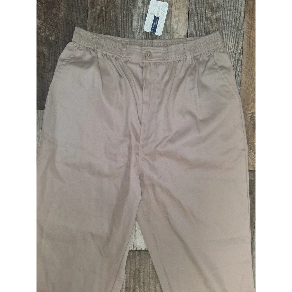 NEW! Men's Pembrook Neutral Khaki Casual Pants XL Business Golf Preppy Casual